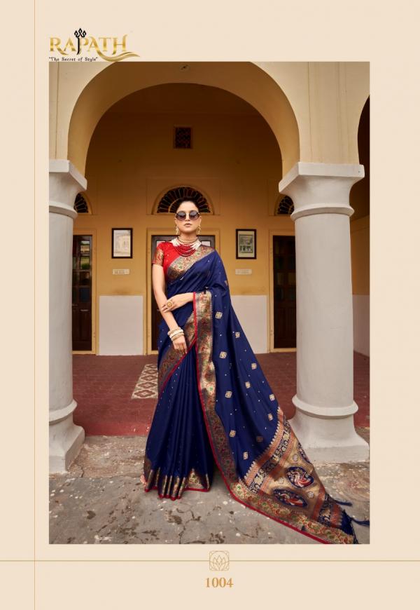 Rajpath Rivaaz Silk Designer Exclusive Weaving Saree collection